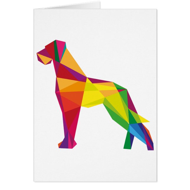 Abstracte grote hond (Voorkant)