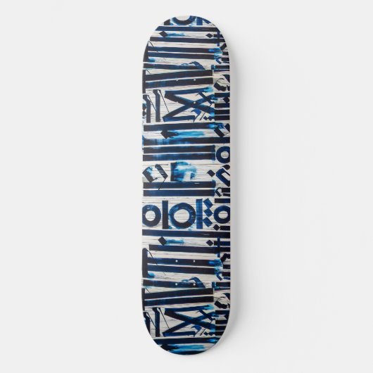 Abstracte Grunge Graffiti Street Skateboard (Voorkant)