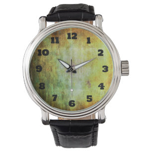 Abstracte Grunge met een Ruwe Scratched Textuur Horloge