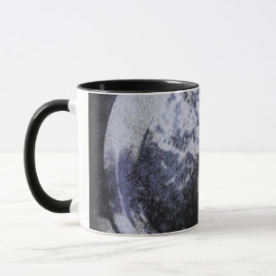 Abstracte Grunge Ring in Star-keramische Mok