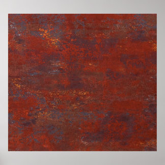 Abstracte grunge roestige textuur: realistisch stu poster