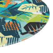 Abstracte Grunge: Ruw naadloos oppervlak. Snijplank (Hoek)