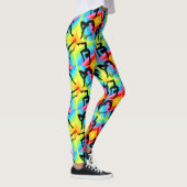 ABSTRACTE GYMNASTIEK LEGGINGS (Rechts)