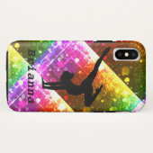 Abstracte gymnastiekstandaard Case-Mate iPhone case (Achterkant (horizontaal))