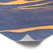 Abstracte hand water kunstprint kalmerende rimpel poster (Hoek)