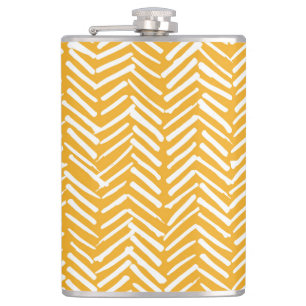 Abstracte handgetekende lijnen, hipster textuur. heupfles