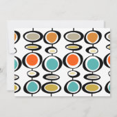 Abstracte hangende cirkels rond het huwelijk uit d kaart (Achterkant)