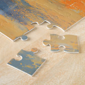 Abstracte Happy Rainbow Elephant Legpuzzel (Zijkant)