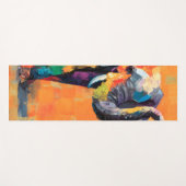 Abstracte Happy Rainbow Elephant Yogamat (Voorkant (horizontaal))