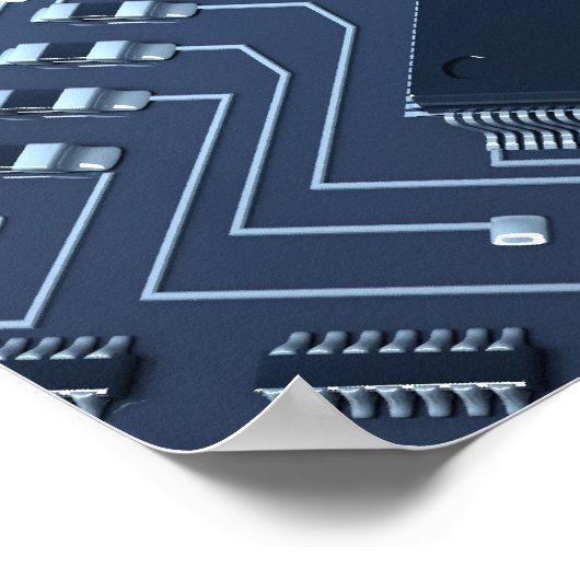 Abstracte hardware poster (Hoek)