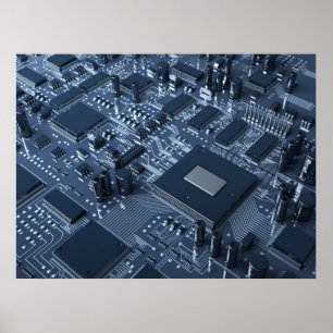 Abstracte hardware poster