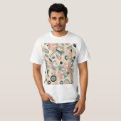 Abstracte harmonie t-shirt (Voorkant volledig)