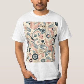 Abstracte harmonie t-shirt