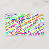 Abstracte harmonie visitekaartje (Achterkant)