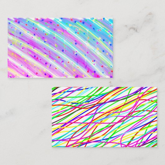 Abstracte harmonie visitekaartje (Voorkant / Achterkant)