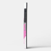 Abstracte harten Blk-Inked Shih Tzu iPhone 12 Hoes (Achterkant / Links)