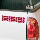 Abstracte hartslag bumpersticker (Op Truck)
