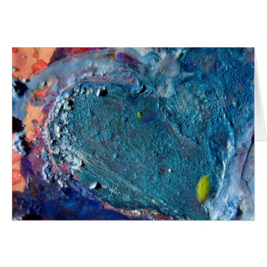 Abstracte hartslag Gesmelte kraakbeen (Voorkant Horizontaal)