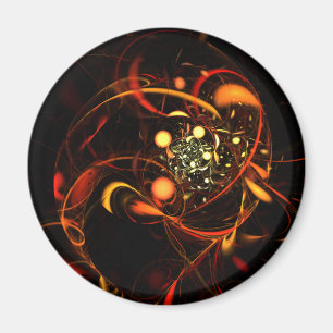 Abstracte hartslag magneet