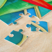 Abstracte Hawaiiaanse paradijsvogel Legpuzzel (Zijkant)