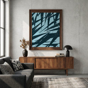 Abstracte hedendaagse minimalistische unieke geome poster