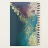 Abstracte hedendaagse moderne artistieke inktplann planner (Achterkant)