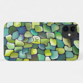 Abstracte hedendaagse monogrammen van het Artdeco- Case-Mate iPhone Case (Achterkant (horizontaal))