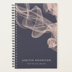 Abstracte hedendaagse roos goudglitterplanner planner