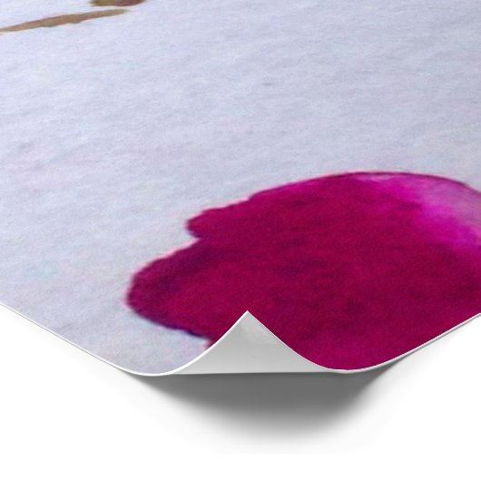 Abstracte heldere decoratieve achtergrond. Flo Poster (Hoek)