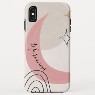 Abstracte Hemel Maansfase iPhone XS Max Hoesje