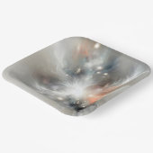 Abstracte hemelnevel papieren bordje (Gebogen)