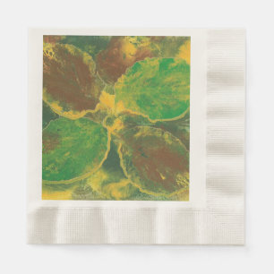 Abstracte herfst van de vogelboom laat papier uit servetten