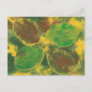 Abstracte herfstbladeren berkenboom Briefkaarten