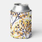 Abstracte herfstboom Modern Pattern Blikjeskoeler (Blikje Voorkant)
