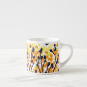 Abstracte herfstboom Modern Pattern Espresso Kop (Rechts)