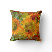 Abstracte herfstkleuren bloemen