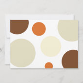 Abstracte Herfstkleuren Foto Thanksgiving Kaart (Achterkant)