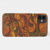 ABSTRACTE HERFSTKLEUREN ONTWERP Case-Mate iPhone CASE (Achterkant (horizontaal))