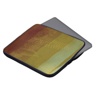 Abstracte herfstlandschap laptophoes laptop sleeve