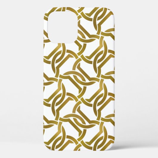 Abstracte herhaalbare achtergrond van golden twist Case-Mate iPhone case (Achterkant)