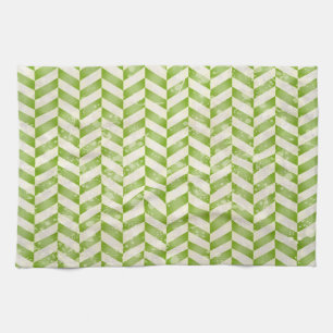 Abstracte herringbone in griekenland theedoek