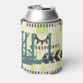 Abstracte hi-tech achtergrond blikjeskoeler (Blikje Achterkant)