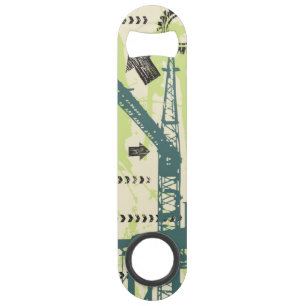 Abstracte hi-tech achtergrond speed flessenopener