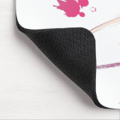 Abstracte Hibiscus Flower Muismat (Hoek)