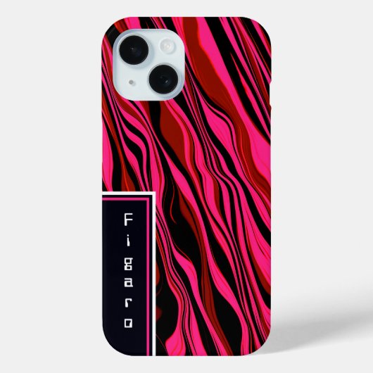 Abstracte Hoesje-Mate iPhone Case (Achterkant)