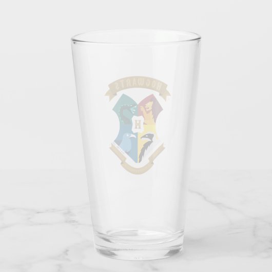 Abstracte HOGWARTS™ Crest Glas (Achterkant)