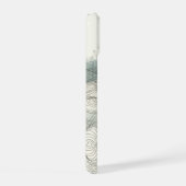 Abstracte hoogtepieken in het gebergte iPhone 15 hoesje (Rechterkant)