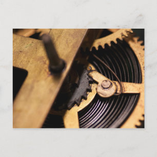 Abstracte horlogemechanica briefkaart