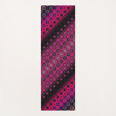 Abstracte Hot Pink Pattern Yoga Mat (Voorkant)