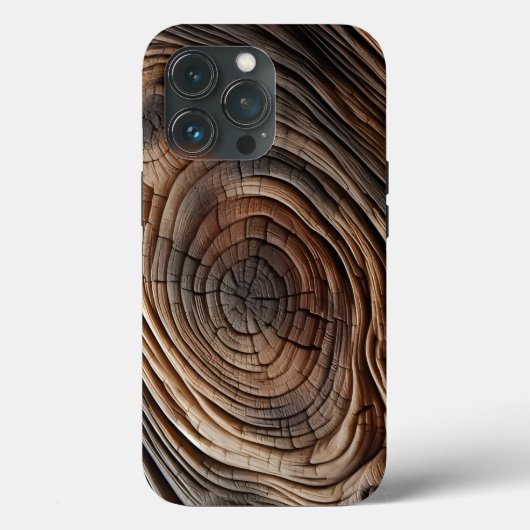 Abstracte houten kunstontwerptextuur Case-Mate iPhone case (Achterkant)